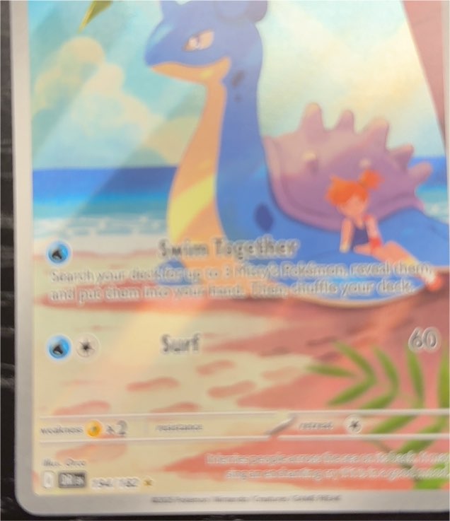 2025 Pokémon TCG Destined Rivals #194 Misty's Lapras — front