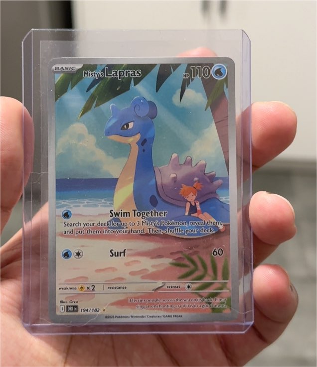 2023 Pokémon TCG Scarlet & Violet Destined Rivals #194 Misty's Lapras — front