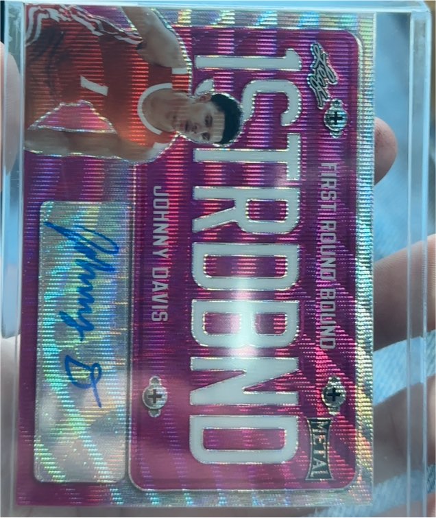 2022 Leaf Metal First Round Bound #FRB-JD Johnny Davis — front