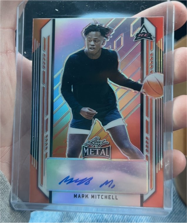 2021-22 Leaf Metal #BA-MM1 Mark Mitchell — front