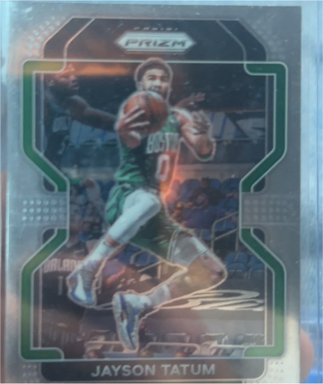 2021-22 Panini Prizm #13 Jayson Tatum — front