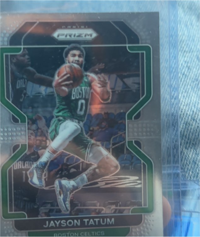 2021-22 Panini Prizm #13 Jayson Tatum — front