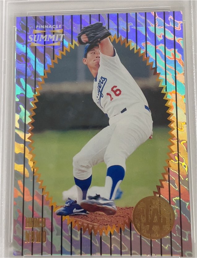 1996 Pinnacle Summit Above and Beyond #40 Hideo Nomo — front
