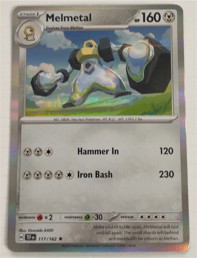 2024 Pokémon SV05: Temporal Forces #117 Melmetal — front