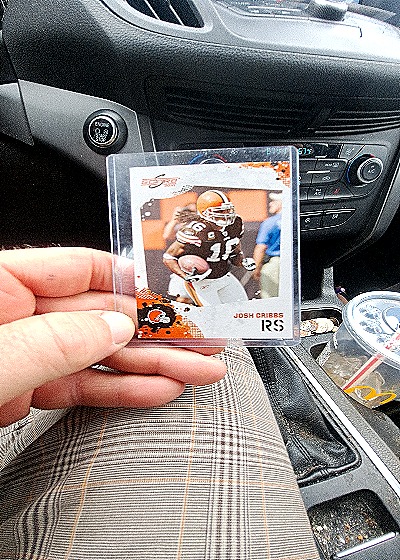 2005 Topps #RS Josh Cribbs Rookie Card — front