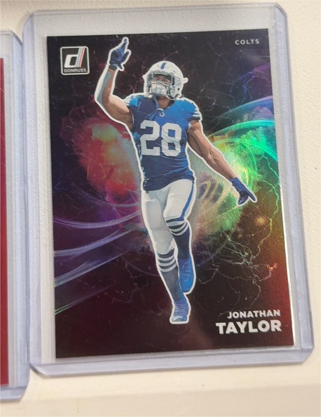 2020 Donruss White Hot Rookies #WH-JT Jonathan Taylor — front