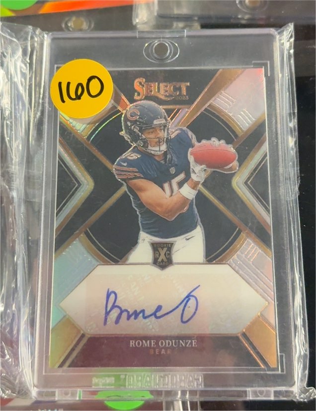 2023 Panini Select Rookie Signatures #RS-RO Rome Odunze — front
