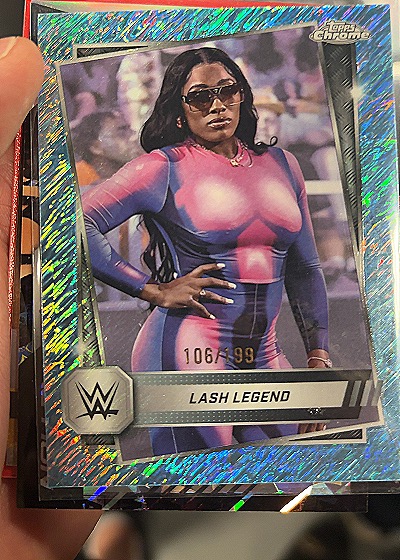 2025 Topps Chrome WWE #139 Lash Legend — front