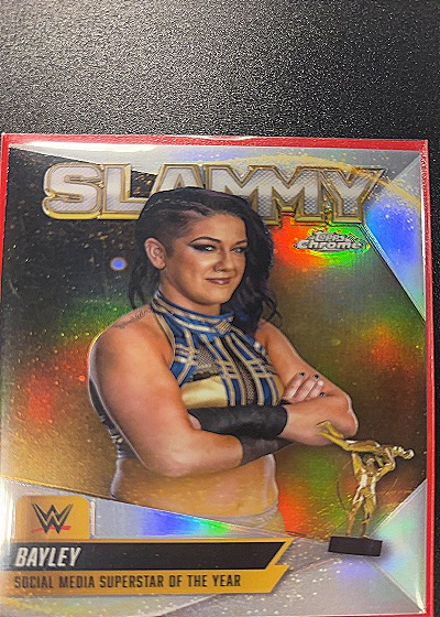 2025 Topps Chrome WWE Slammy #SMY-BAY Bayley — front