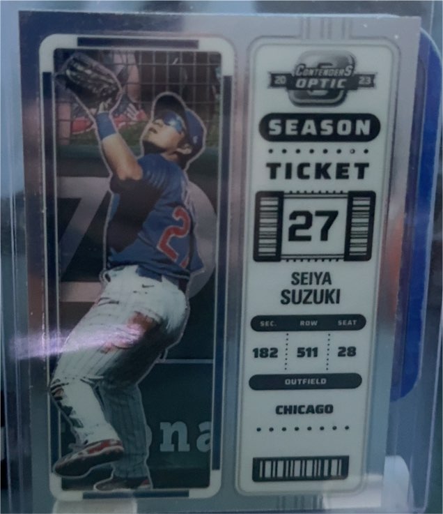 2023 Panini Chronicles Contenders Optic Season Ticket #21 Seiya Suzuki — front