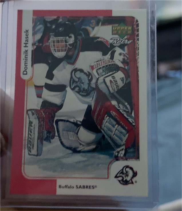 1999-00 Upper Deck McDonald's Retro #McD-3 Dominik Hasek — front