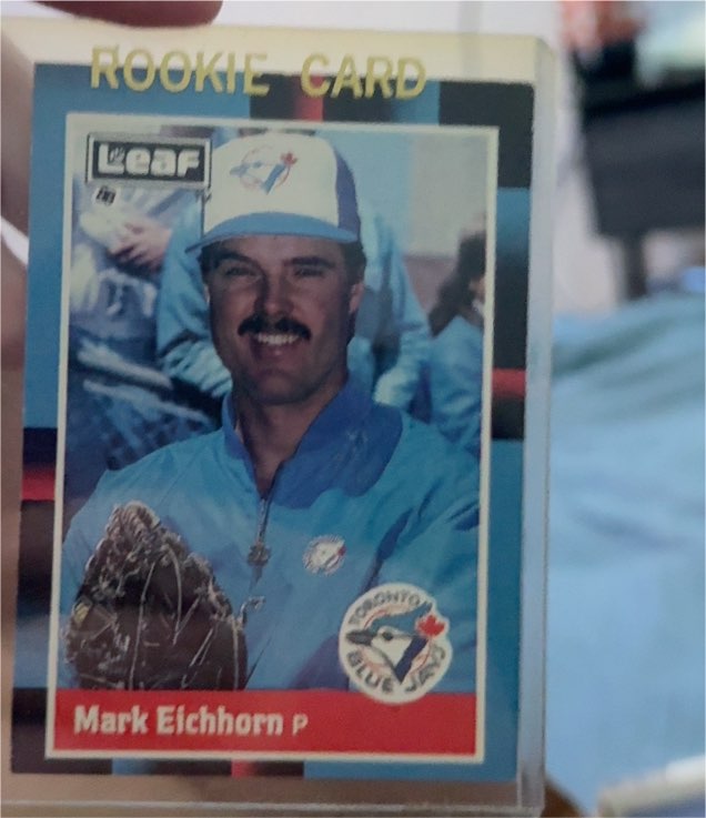 1988 Leaf #74 Mark Eichhorn — front