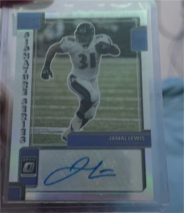 2022 Donruss Optic Signature Series #SS-JL Jamal Lewis — front