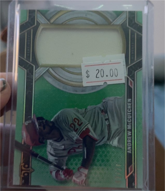 2021 Topps Triple Threads #SJR-AM Andrew McCutchen — front