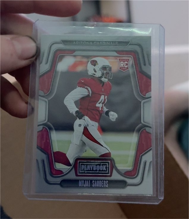 2022 Panini Playbook #187 Myjai Sanders — front