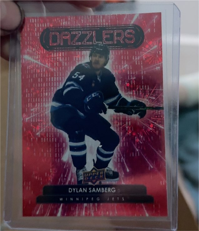 2022-23 Upper Deck Dazzlers Blue #DZ-94 Dylan Samberg — front