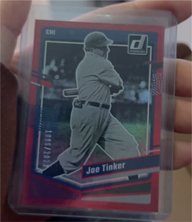 2023 Donruss #201 Joe Tinker — front