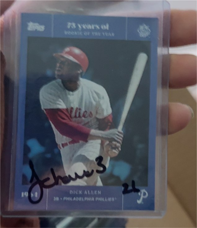 2022 Topps 75 Years of Rookie of the Year Dick Allen — front