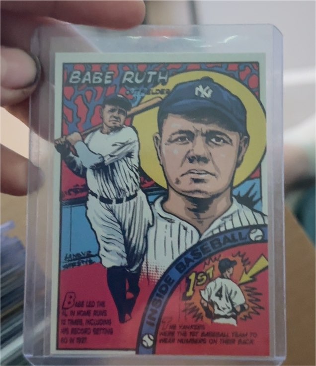 2023 Topps Archives 1979 Topps Comics 79TC-11 Babe Ruth — front