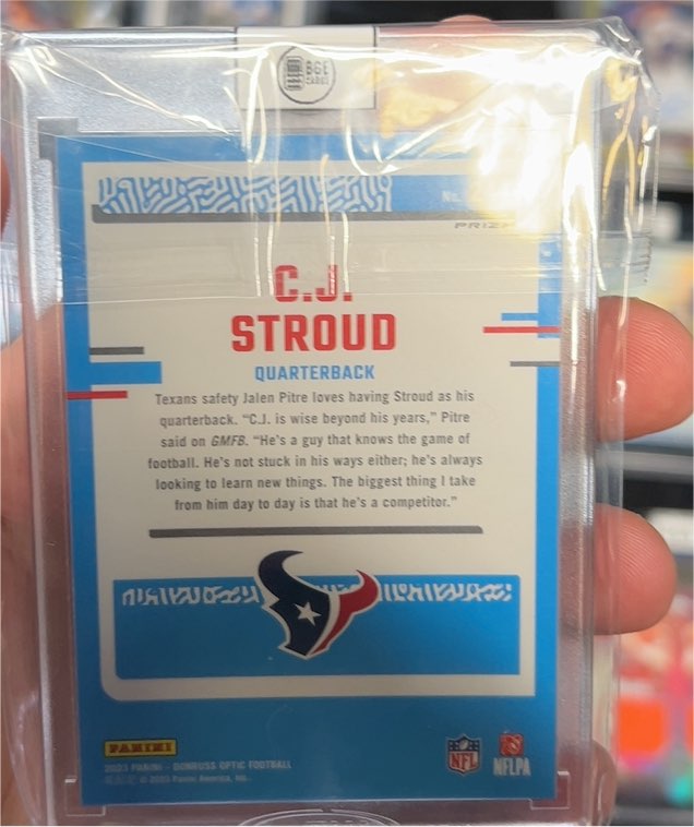 2023 Donruss Optic Aqueous SSP #339 C.J. Stroud — front