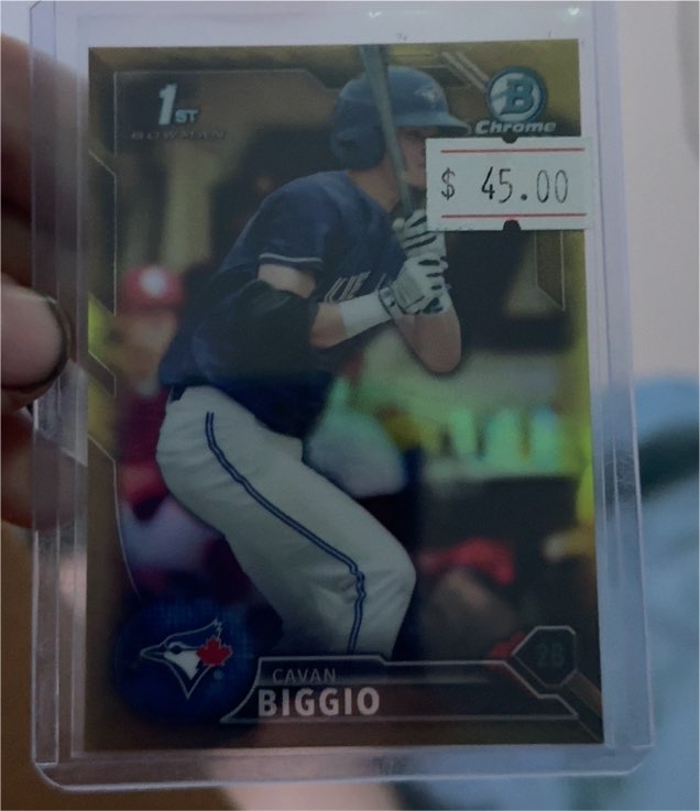 2016 Bowman Chrome Draft #BDC81 Cavan Biggio — front