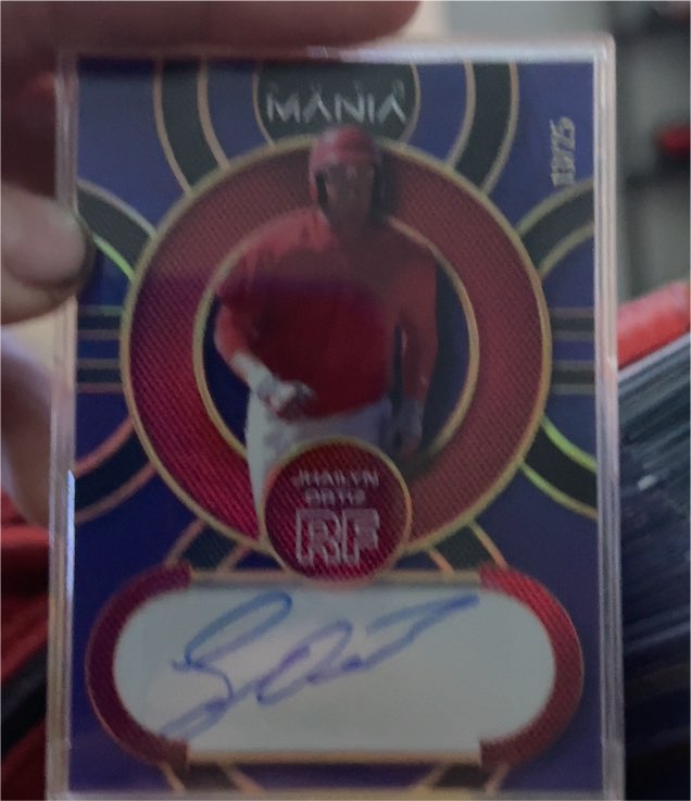 2024 Wild Card Auto Mania Baseball Signed Card — front