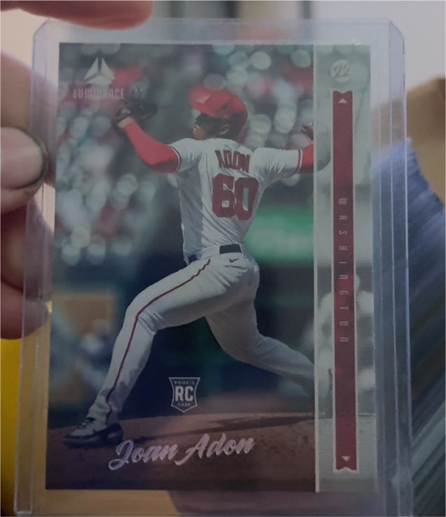 2022 Panini Chronicles Luminance #10 Joan Adon Rookie RC — front