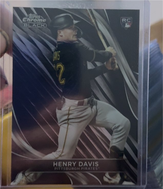 2024 Topps Chrome Black #41 Henry Davis — front