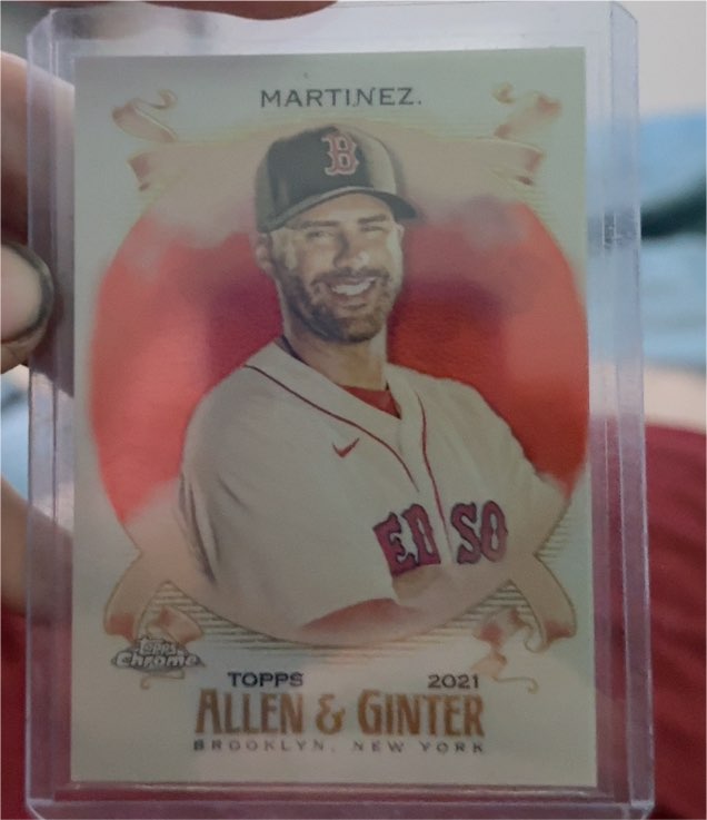 2021 Topps Allen & Ginter #167 J.D. Martinez — front
