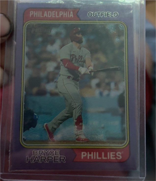 2023 Topps Heritage #17 Bryce Harper — front