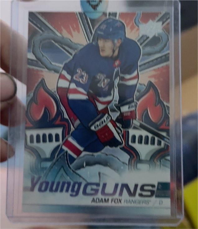 2024-25 Upper Deck Series 2 Young Guns Renewed #228 Adam Fox — front