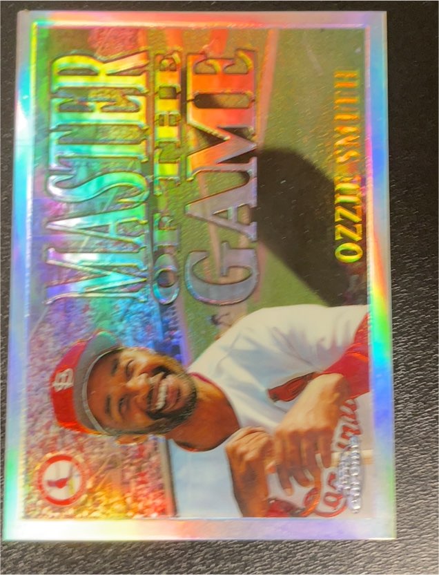 1996 Topps Master of the Game #MG5 Ozzie Smith — front