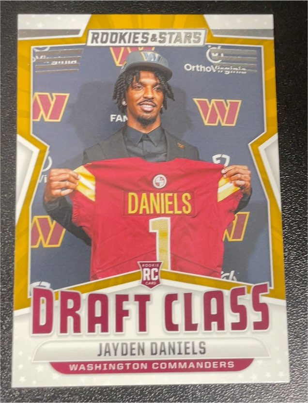 2024 Panini Rookies & Stars Draft Class #DC-JDS Jayden Daniels — front