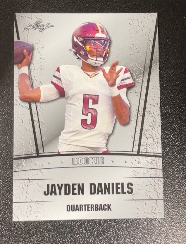 2024 Leaf Draft #RS-04 Jayden Daniels — front