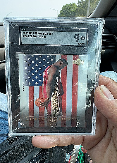2003 Upper Deck Box Set #23 LeBron James — front