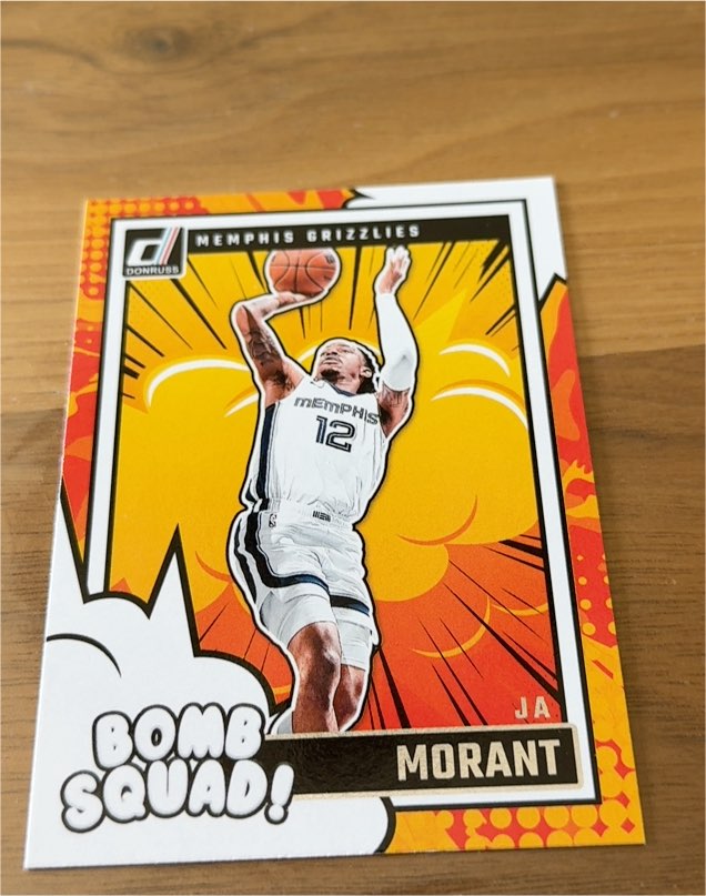 2024-25 Panini Donruss #3 Ja Morant Bomb Squad — front