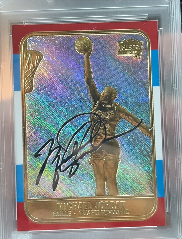 1997 Fleer Premier #9297 Michael Jordan — front