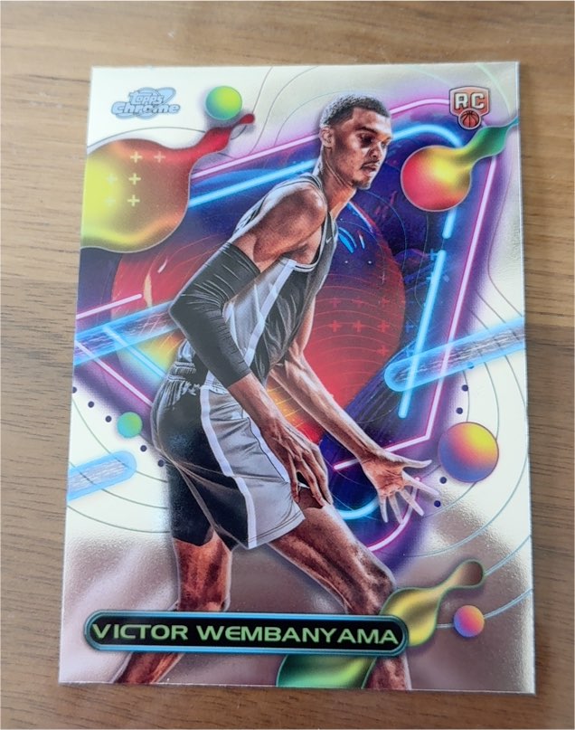 2023-24 Topps Chrome Cosmic #151 Victor Wembanyama — front
