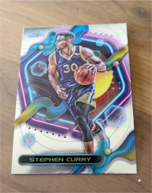 2023-24 Topps Chrome Cosmic #118 Stephen Curry — front