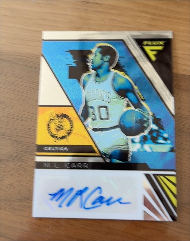 2022-23 Panini Flux Signatures #FS-MLC M.L. Carr — front