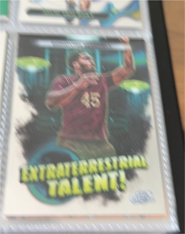 2023 Topps Cosmic Chrome Extraterrestrial Talent #ET-25 Donovan Mitchell — front