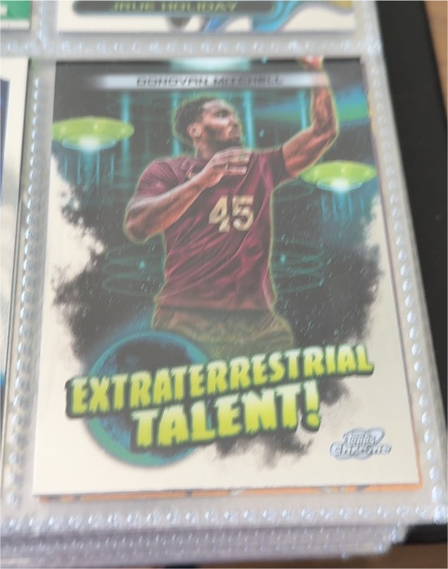 2023-24 Topps Chrome Cosmic Extraterrestrial Talent Donovan Mitchell — front