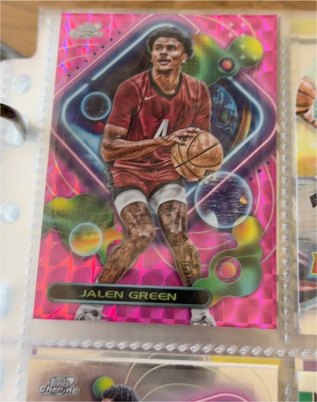 2023-24 Topps Chrome Cosmic #86 Jalen Green — front
