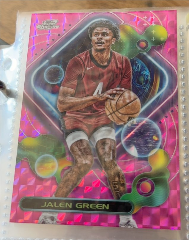 2023-24 Topps Chrome Cosmic #46 Jalen Green — front