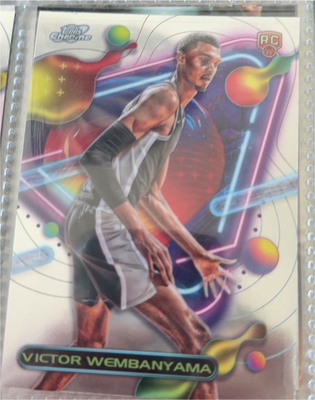 2023-24 Topps Chrome Cosmic #151 Victor Wembanyama — front