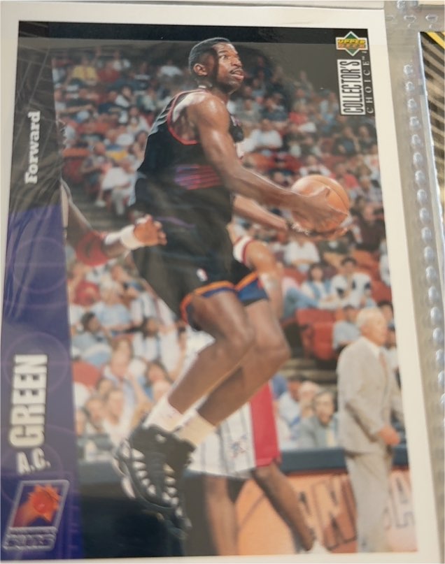 1996-97 Upper Deck Collector's Choice #127 A.C. Green — front