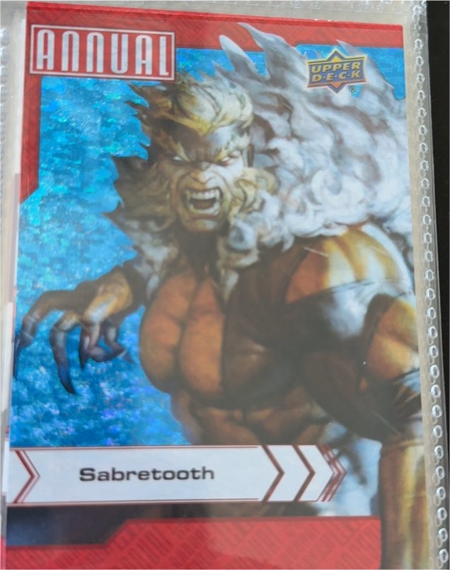 2022-23 Upper Deck Marvel Annual #75 Sabretooth — front