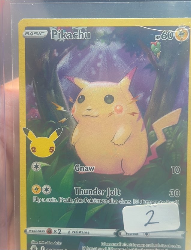 2021 Pokémon Celebrations #005 Pikachu — front