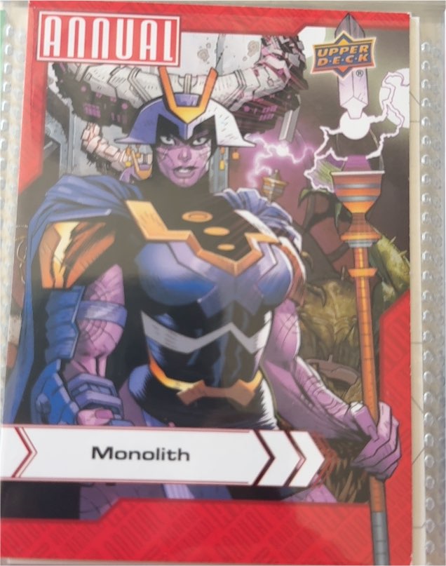 2022-23 Upper Deck Marvel Annual #60 Monolith — front