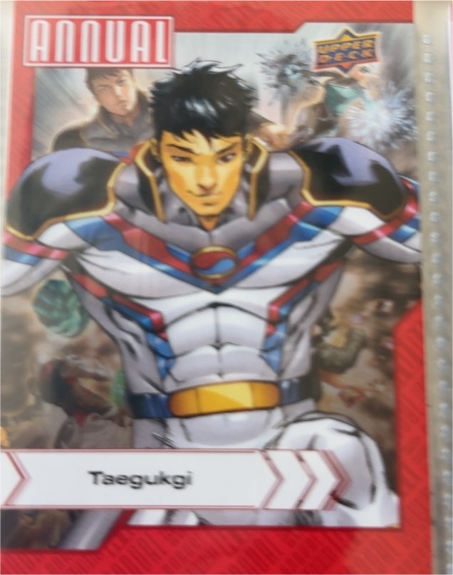 2022-23 Upper Deck Marvel Annual #90 Taegukgi — front